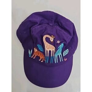 The Living Desert Zoo And Gardens Children’s Hat Purple Embroidered Vintage Vtg Velvet Hand Beaded Kufi Islamic Prayer Hat Songkok  main image 4